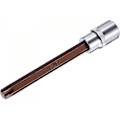 Miniatyrbilde 1 av 5: 1/2\" firkantdriv X T55 Torx bitsholder, S2 stålbiter, Cr-v holdere 140mm lengde (kun for håndbruk)