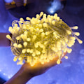 Miniatyrbillede 3 af 5: LED Lysstreng, 32 meter 200 LED Julelys, 8 Tilstande Varme Lysstreng, Feelygter, Dæmpbare Juletræslygter