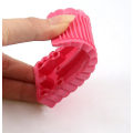 Miniatyrbild 2 av 5: 5 ställbara halkfria dörrstoppar i gummi för hemmet (transparent)