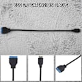 Miniatyrbilde 5 av 5: Usb 3.1 Front Panel Header Til Usb 3.0 20pin Header Forlengelseskabel For Motherboard 20cm