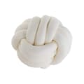 Knuten plyschkudde rund kudde för soffa sovrum säng 20CM Vit 20CM White