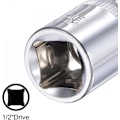 Miniatyrbilde 4 av 5: 1/2\" firkantdriv X T55 Torx bitsholder, S2 stålbiter, Cr-v holdere 140mm lengde (kun for håndbruk)