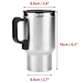 Pikkukuva 2 / 5: 450 ml:n 12 V:n auton lämmityskuppi USB-lämmityspullo Juomapullo Vedenkeitin Mukin sytytin Lämmitetty matkailuvesi El