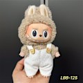 Miniatyrbillede 1 af 3: Labubu Modesæt - Outfit til 15/17cm Plysdukker, V1 V2 Stropper Bukser LBB-125