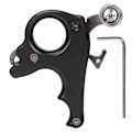Miniatyrbilde 1 av 7: Bue Skyting Release Aid 3-Fingergrep Tommel Trigger for Compound Bue Tilbehør (Svart)
