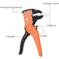 Miniatyrbild 2 av 5: Ergonomisk automatisk trådavskalare för 0,2 mm-6 mm tråd