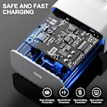 Miniatyrbilde 3 av 4: Veggadapter for, hurtiglader for iPhone 15/14/14Pro/14 Pro Max/14 Plus 13 12 11 XS MAX XR X, 20W USB C-kontakt med 2M kabel