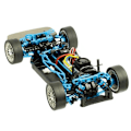 Miniatyrbilde 4 av 5: Metallstyringsmontering med lager for TT02 -02 1/10 RC-bil oppgraderingsdeler