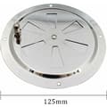 Miniatyrbillede 2 af 5: Rund ventilationsrist, justerbar luftventil rustfrit stål luftventil luftindtag og -udtag 125 mm