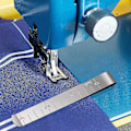 Miniatyrbillede 4 af 5: Rustfrit stål syclips til fastgørelse og markering Tilbehør 3 tommer måling Quilting lineal Tilbehør (2stk, sølv) -z