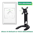 Miniatyrbillede 4 af 5: Monitor Stand Holder til , justerbar aluminiumlegering foldbar montering, bærbar tablet skrivebord Smart Displa