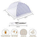 Miniatyrbild 2 av 5: 4-pack matskydd 12 tum pop-up nätmatskydd tält återanvändbara och hopfällbara paraplyskydd skärmar nät utomhus picknick matskydd matflugnät