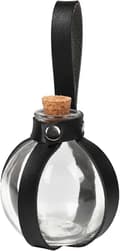 2025 Halloween Dark Magic Cork Potion Bottle Round Spherical Glass Bottle Wizard Dark Magic Potion Bottle for Halloween Props (Black)