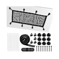 Miniatyrbillede 1 af 5: Net Under Desk Kit, Desk Wire Management Cord Organizer, Invisible Cable Hider Mesh