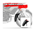 Miniatyrbillede 2 af 5: Motorcykel Forreste Skærmbeskyttelse Bagud Forlænger Udvidelse Til F900xr S1000xr F900 S1000 Xr 2020-2023