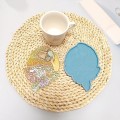 Miniatyrbilde 2 av 5: 2 stk Super Glossy Papegøye Silikonharpiksform for DIY Nøkkelring Coaster Anheng