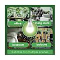 Miniatyrbilde 3 av 5: 2 stk. Menneskekropps Induksjonsplantelampe, Fullspektrum Plantelampe, Plantelampe, 12w Pæreforbindelse E2