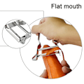 Miniatyrbilde 4 av 4: Rustfritt stål grønnsaksskreller ergonomisk