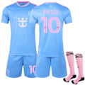 Miniatyrbillede 1 af 2: 2025-2026 Inter Miami CF Børn Voksen Trænings Fodboldtrøje NO.10 MESSI 20