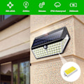 Miniatyrbillede 3 af 5: 266 LED Udendørs Solcellelys, Ultra-lysstærkt 2500lm/2200mah Bevægelsessensor Udendørs