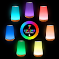 Miniatyrbillede 3 af 5: Led Natlampe Touch Lampe Bordlampe Til Soveværelse Genopladelig Justerbar Med Fjernbetjening + Rgb Farveskift [Energiklasse A+]