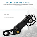 Miniatyrbillede 5 af 5: Folding Bike Chain Tensioner Lightweight Bicycle Guide Wheel Single Speed Rear Derailleur Chain Ten