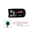 Miniatyrbillede 2 af 2: Elektrisk cykel 36v48v S800 Led Lcd Meter Kontrolpanel Display til Ebike Controller 5 Pin Vandtæt