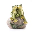 Miniatyrbillede 1 af 5: Elsker Frø Dekoration Havefrø Par Statuer Romantisk Harpiks Dyrefigur Frø Ting Udendørs Plæne