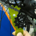 Miniatyrbillede 4 af 5: Ergonomisk Anti-slid Cykel Derailleur Værktøj Pålidelig Effektiv Abs Chaingap Justeringsmåler Rød