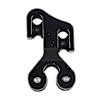 Miniatyrbillede 1 af 4: 1 stk. kabelskive i aluminium til buer med en 3/8\" kabelstang - ultralet remskive til undersnor - sort