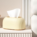 Miniatyrbillede 5 af 5: Multifunktionel Tissue Box Stue Maske Diverse Desktop Opdelings Opbevaringsboks Støv Bælte Dæksel D