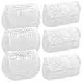 Miniatyrbilde 1 av 4: 6 stk Mesh Canvas Laken Heklet Veske Sy Canvas Laken Veske Lage Tilbehør