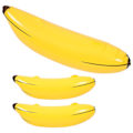 Miniatyrbilde 1 av 4: 3 stk. oppblåsbare banan-kastespillrekvisitter for festdekor