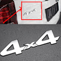 Miniatyrbillede 4 af 5: 2 stk. Metal 4x4 Bil Bagagerum Låg Emblem Badge Mærkat