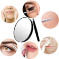 Miniatyrbillede 4 af 5: 10x forstørrende makeup spejl, rundt spejl 2 sugekopper ansigtsmakeup kosmetisk absorption barbering hjem makeup rejse