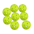 Miniatyrbillede 1 af 5: 72mm Grøn Microsoft Trænings Baseballs 26-huls Hulbold Weifu Floor Ball 12stk