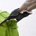 Pikkukuva 3 / 5: Vauvanvaunujen fleece-käsivarsinlämmittimet vedenpitävät tuulenpitävät pakkasenkestävät erittäin paksu vaunutarvikkeet vauvanvaunujen käsineet, musta