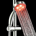 Miniatyrbild 3 av 4: LED-Duschmunstycke med Färgbyte, 7 Färger Handhållen LED-Duschhuvud Badrumsduschhuvud, LED Högtrycksduschhuvud Vattenbesparande Spray