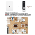 Miniatyrbild 2 av 3: Dörrklocka, ring Dörrklocka Chime Trådlös Dörrklocka Video Dörrklocka Prompt Röst Plug In