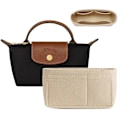 Miniatyrbilde 2 av 8: 1. Multi-lommeveskeorganisator for Longchamp Mini Bag Innlegg Håndveskeforing rode B(with zipper)