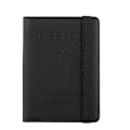 Miniatyrbillede 1 af 8: RFID Læder Pas Etui Dokument Rejse Pas Holder Sort black 14.8cmX1cmX11cm(5.82X0.39X4.33)