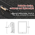 Miniatyrbillede 5 af 6: Ultralette vandrestave foldbare / vandrestav 5 sektioner 1 par
