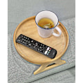 Miniatyrbillede 2 af 5: Sofa Armrest Clip Tray, Sidebord til drikkevarer/spisning (bambus)