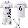 Pikkukuva 1 / 2: 2025-2026 Real Madrid Käärme Anniversary Edition Lasten Aikuisten Jalkapallopaita NO.6 CAMAVINGA XS
