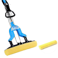 Miniatyrbild 1 av 4: Mikrofiberplattmopp med hink, rengöringspress handfri golvmopp