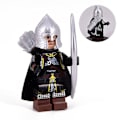 Miniatyrbillede 4 af 4: Kvalitets byggeklodser fra Ringenes Herre Gondor Soldat Tung Rustning Soldat Middle Earth Era