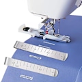 Miniatyrbillede 5 af 5: Rustfrit stål syclips til fastgørelse og markering Tilbehør 3 tommer måling Quilting lineal Tilbehør (2stk, sølv) -z