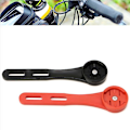 Miniatyrbillede 3 af 4: Cykelcomputerholder, cykel GPS-holder, cykelstyr computerholder beslag udendørs cykelholder til GPS (1 stk., sort)
