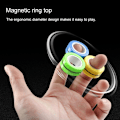 Miniatyrbillede 4 af 4: Magnetiske Fidget Ringe Gul