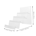Miniatyrbillede 3 af 3: 2 stk. Punge Display Stativ Akryl Tegnebog Display Stativ Smykker Clutches Organizers